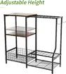 Garden Tool Organizer, 3-Tier Storage Rack , Black - Perfect for Garden, Shed, Garage, Backyard Tools