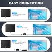 TV Antenna Indoor Long Range 900 Miles,Supports 4K 1080p Smart TV Signal Reception with Signal Amplifier 5M HDTV Coax Cable