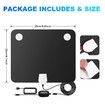 TV Antenna Indoor Long Range 900 Miles,Supports 4K 1080p Smart TV Signal Reception with Signal Amplifier 5M HDTV Coax Cable