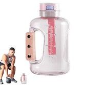 1500ml MAX Hydrogen Water Bottle, Hydrogen Water Generator with SPE/PEM Technology Pink