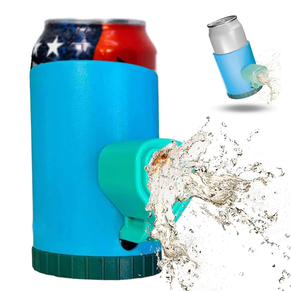 Turntable Drinking Game for Party, Randomized Beer Shotguns Party Game, Fun Bachelor Party Gift for BBQ Pregame