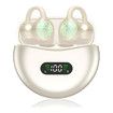 AI Translation Earbuds Real Time, Two Way 144 Languages Translator Earbuds Device for iOS Android, Wireless AI Headphones for Business Travel,Beige