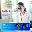AI Language Translation Earbuds Translator in Real Time,Two Way Bluetooth Translator Device with APP for 144 Languages Translation Packs (Black)