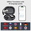 Language Translator Earbuds, Real Time 3 in 1 Translation Earbuds 150 Languages and Accents,Two Way Translation Device for Travel Business Meetings