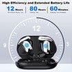 AI Language Translation Earbuds, AI Wireless Translator Earbuds Real Time for 144 Languages, Bluetooth 5.4 Headphones for Travel Business (Black)