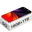 I15 Pro Max 5G phone 16GB RAM 1TB ROM Android 12.0 Max 128G 6.54Inch Screen 5MP 16MP Camera 5000mAh Battery Dual Sim Card Mobile Smart Phone Col.White