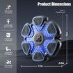 Music Boxing Machine, Boxing Machine Wall Mounted Music with Gloves, Electronic Boxing Target for Adults, Smart Boxing Training Equipment