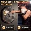 Music Boxing Machine, Music Punching Machine, Smart Bluetooth Boxing Equipment with Gloves, Boxing Machine Wall Mounted Music