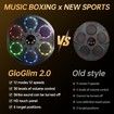 Music Boxing Machine, Music Punching Machine, Smart Bluetooth Boxing Equipment with Gloves, Boxing Machine Wall Mounted Music