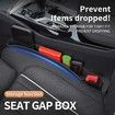 Car Seat Gap Filler, 2Pcs Seat Gap Organizer with Phone Holder, Car Seat Accessories, Car Organizer Fit Car SUV Truck