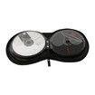 CD Case DVD Storage CD Wallet CD Holder Dividers Folder 20 Capacity,Black