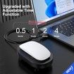 Mouse Jiggler Undetectable with Timer, Driver Free Mouse Mover Wiggler Random Movement, Mechanaical Physical Mouser Shaker Keep PC/Laptop Awake