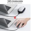 Mouse Jiggler Undetectable with Timer, Driver Free Mouse Mover Wiggler Random Movement, Mechanaical Physical Mouser Shaker Keep PC/Laptop Awake