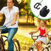 Bicycle Tow For Kids Retractable Bicycle Strap And Tow Rope Foldable Bicycle Traction Rope Compact Portable For Outdoor Family