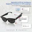 AI Translation Smart Bluetooth Glasses Wireless Bluetooth Headset Real-time Multi-Chinese Translation Headphones
