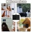 2 Pack Dog Bark Deterrent Devices Ultrasonic Anti Barking Auto Dog Barking Silencer Rechargeable Control with 3 Modes for Indoor Outdoor