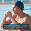 Bone Conduction Headphones for Swimming MP3 Play Built in 32G Memory,Open-Ear Wireless Bluetooth Headphones with Mic