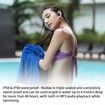 Bone Conduction Headphones Open Ear Wireless Bluetooth Sport Headphones with Built in Mic Sweatproof Waterproof Headset for Swimming,Sports