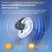 Bone Conduction Headphones Open Ear Wireless Bluetooth Sport Headphones with Built in Mic Sweatproof Waterproof Headset for Swimming,Sports