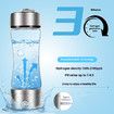 380ML SPE Quantum Hydrogen Water Cup Smart Hydrogen Water Cup Quantum Rich Glass