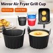 5 Pack Baking Cups Multifunctional Air Fryer Silicone Baking Cup Easy Clean Egg Poacher Boil Eggs Baked Cakes Baking