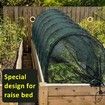 2-in-1 Portable Greenhouse Sun & Heat Protection Garden Tunnel Shade Net with Quick-Release Vegetable Plant Cover (Pack of 1)