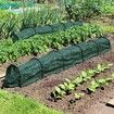 2-in-1 Portable Greenhouse Sun & Heat Protection Garden Tunnel Shade Net with Quick-Release Vegetable Plant Cover (Pack of 1)