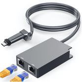 Multi Ports Starlink Ethernet Adapter for Starlink Gen 2 Wired External Network,2 Ports Starlink Ethernet Adapter 1 to 2,Up to 1 Gbps
