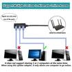1 to 3 Gigabit Ethernet Splitter - Starlink Ethernet Adapter for RJ45 Splitter,Cat5/5e/6/7/8 Cable Extender