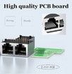 RJ45 Network Ethernet Adapter Splitter,esbeecables Ethernet Splitter 1 Male to 2 Female LAN Ethernet Splitter Adapter