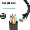 RJ45 Network Ethernet Adapter Splitter,esbeecables Ethernet Splitter 1 Male to 2 Female LAN Ethernet Splitter Adapter