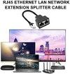 RJ45 Network Ethernet Adapter Splitter,esbeecables Ethernet Splitter 1 Male to 2 Female LAN Ethernet Splitter Adapter