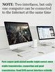 RJ45 Network Ethernet Adapter Splitter,esbeecables Ethernet Splitter 1 Male to 2 Female LAN Ethernet Splitter Adapter