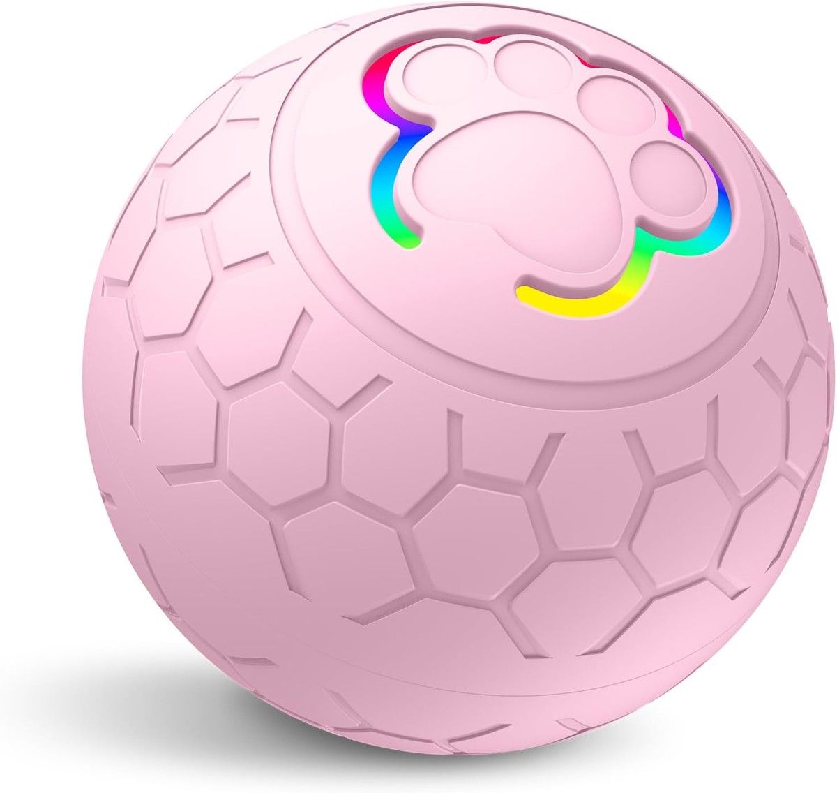 Shaky Ball Toy,Shaking Dog Ball,Interactive Dog Ball,Vibrating Ball,Automatic Moving Dog Toy Ball for Small Medium Large Dogs,USB Rechargeable,Pink
