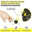 Dog Ball for Aggressive Chewers,Interactive Dog Toy Balls Fun Squeaky Sound to Keep Them Busy,Rubber Pet Chew Toys,As Seen on TV,Yellow