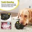 Dog Ball for Aggressive Chewers,Interactive Dog Toy Balls Fun Squeaky Sound to Keep Them Busy,Rubber Pet Chew Toys,As Seen on TV,Yellow