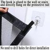 Portable Safety Gate Pet Dog Cat Fence Enclosure Barrier Safe Guard Fencing for Doorway Stairs 110*72cm