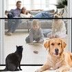 Portable Safety Gate Pet Dog Cat Fence Enclosure Barrier Safe Guard Fencing for Doorway Stairs 110*72cm