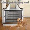 Portable Safety Gate Pet Dog Cat Fence Enclosure Barrier Safe Guard Fencing for Doorway Stairs 110*72cm