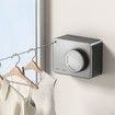 Retractable Clothesline Indoor Outdoor Wall Mounted Clothes Line Retracting Heavy Duty Clothes Drying Laundry Line Stainless Steel Line Color Grey