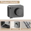 Retractable Clothesline Indoor Outdoor Wall Mounted Clothes Line Retracting Heavy Duty Clothes Drying Laundry Line Stainless Steel Line Color Black