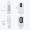 128GB Dog Cat Camera Collar, 1080P Collar Camera Mini Body for Pets, Action Recorder for Cats and Dogs, Dog Tracker Cam Collar Outdoor or Indoor, White