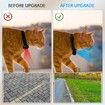 128GB Dog Cat Camera Collar, 1080P Collar Camera Mini Body for Pets, Action Recorder for Cats and Dogs, Dog Tracker Cam Collar Outdoor or Indoor, Black