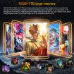 7.3inch 5G Phone 16G+1TB Android13 AI GPT4.5 NFC Dual Cards 72+108MP Camera 8800mAh Battery Cellphone Smart phone Color Black