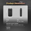 2 in 1 CarPlay Wireless Adapter for iPhone, Plug and Play 5G WiFi with USB Bluetooth 5.0 Dongle, Convert Wired to Wireless for Cars