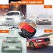 Auto Heater Fan,12V 150w Car Heater Portable Windshield Defogger and Defroster Fast Heating with Cigarette Lighter Plug 360 Degree Rotary Base Cooling Fans