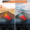 Auto Heater Fan,12V 150w Car Heater Portable Windshield Defogger and Defroster Fast Heating with Cigarette Lighter Plug 360 Degree Rotary Base Cooling Fans