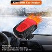 Auto Heater Fan,12V 150w Car Heater Portable Windshield Defogger and Defroster Fast Heating with Cigarette Lighter Plug 360 Degree Rotary Base Cooling Fans