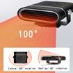 Portable 12V 150W Car Heater & Defroster,Fast Heat,Cooling,360 Degree Rotation,Plugs into Lighter Socket