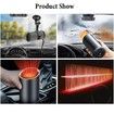 12V 150W Portable Car Heater 2 in 1 Fast Heating and Cooling Car Heater,Car Windshield Defogging and Defrosting,Car Defroster,Suitable for All Car